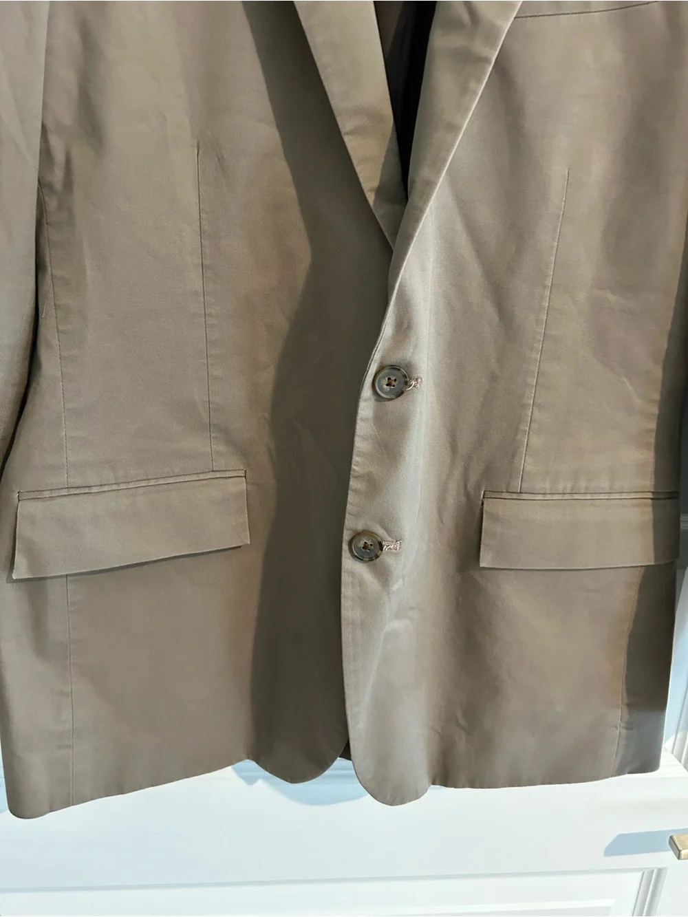 J Crew Thompson Cotton Blazer Tan Brown Size 42R
